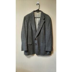 Chaps Ralph Lauren Vintage Tweed Herringbone Wool Blazer Sport Coat Jacket